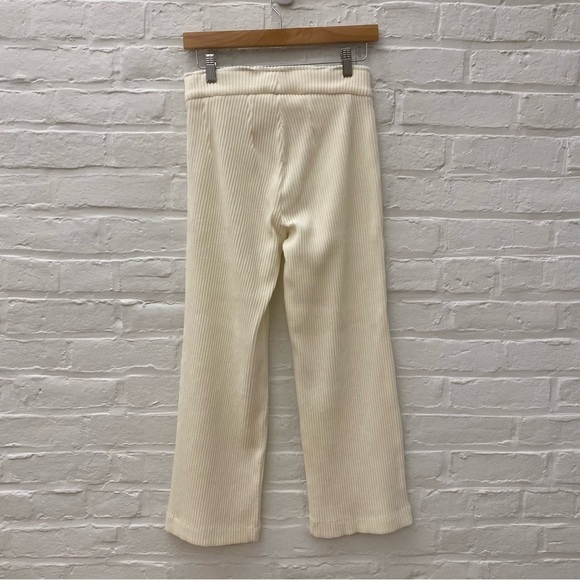 Avenue Montaigne || Alex Corduroy Wide Leg Pull On Pants Ivory Cream 4 - Picture 6 of 11